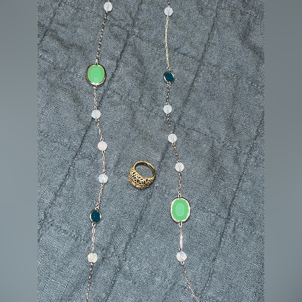 Lia Sophia necklace and ring